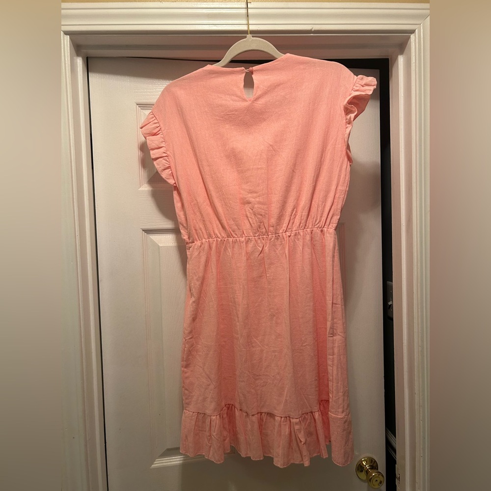 Pink Ruffle Dress - Picture 2 of 2